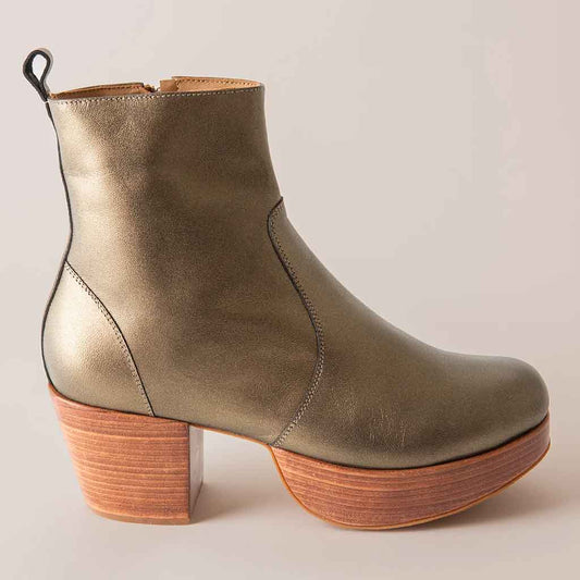Charli Platform Boot - Gold - Sole Food - 1