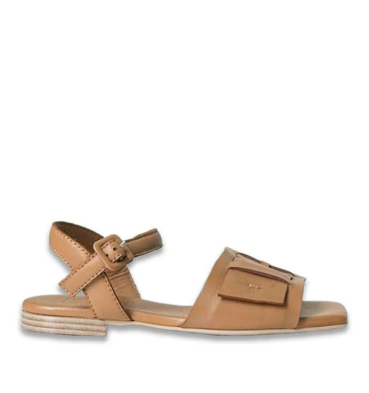 Erdem Flat Woven Sandal - Tan - Sole Food - 1