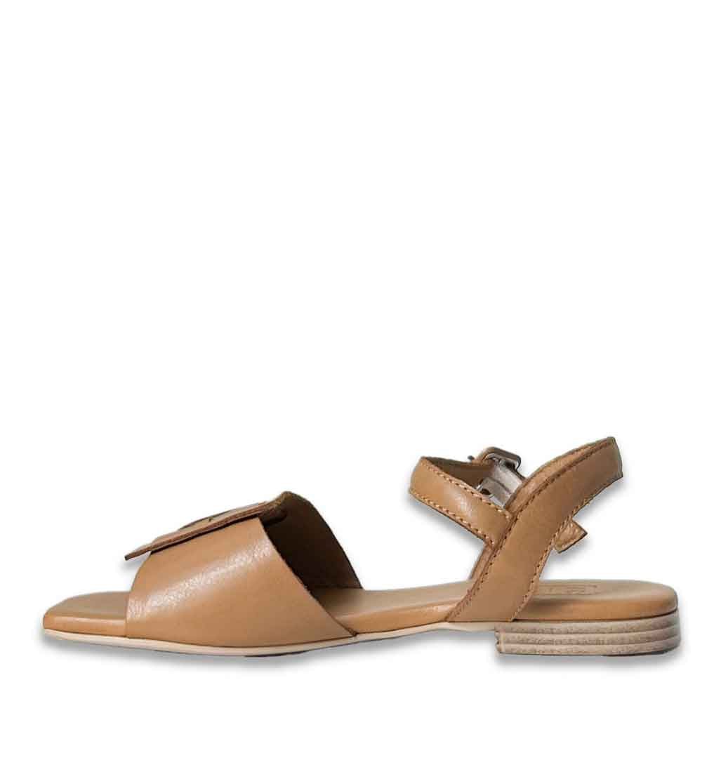 Erdem Flat Woven Sandal - Tan - Sole Food - 4
