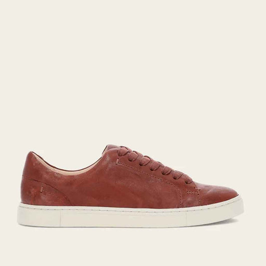 FRYE Ivy Low Lace Sneaker - Cognac - Sole Food - 1