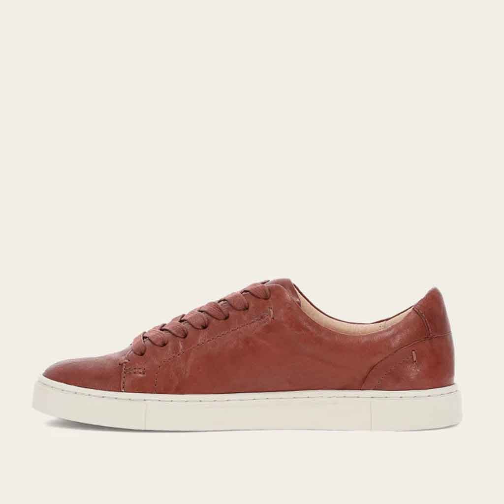 FRYE Ivy Low Lace Sneaker - Cognac - Sole Food - 3