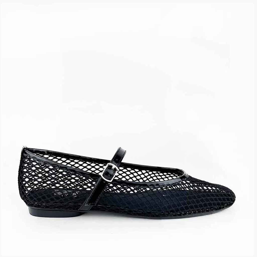 Grace Perth Mesh Flat - Black - Sole Food - 1