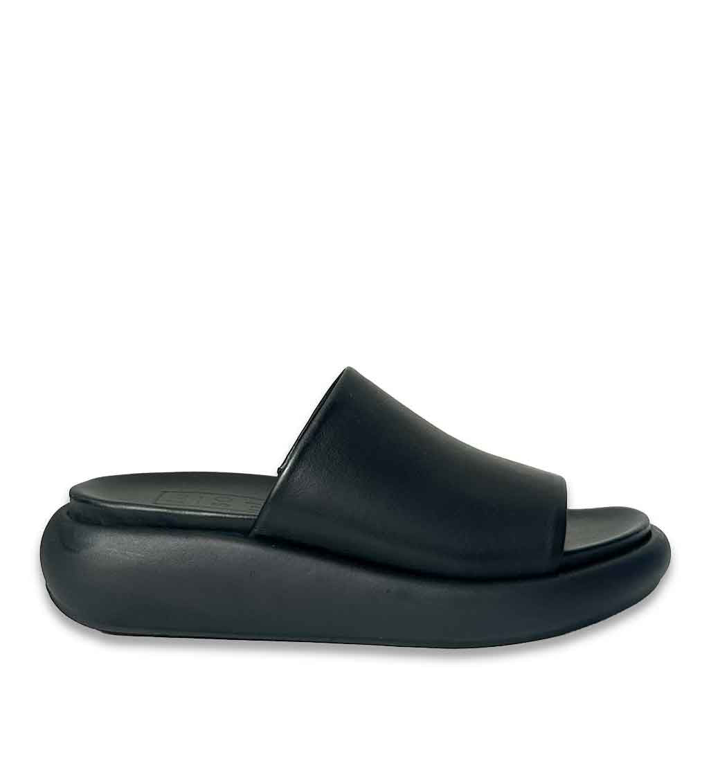 July Summer Slide - Black - Sole Food - 1