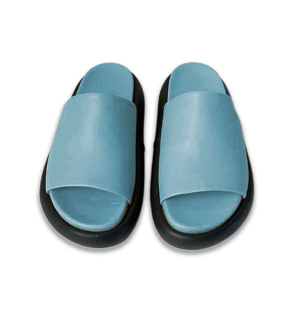 July Summer Slide - Light Blue - Sole Food - 3