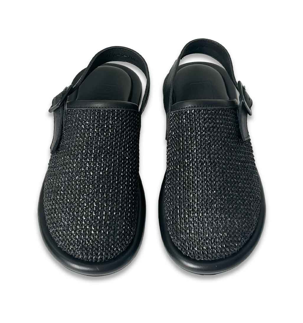 Keten Linen Clog - Black - Sole Food - 3