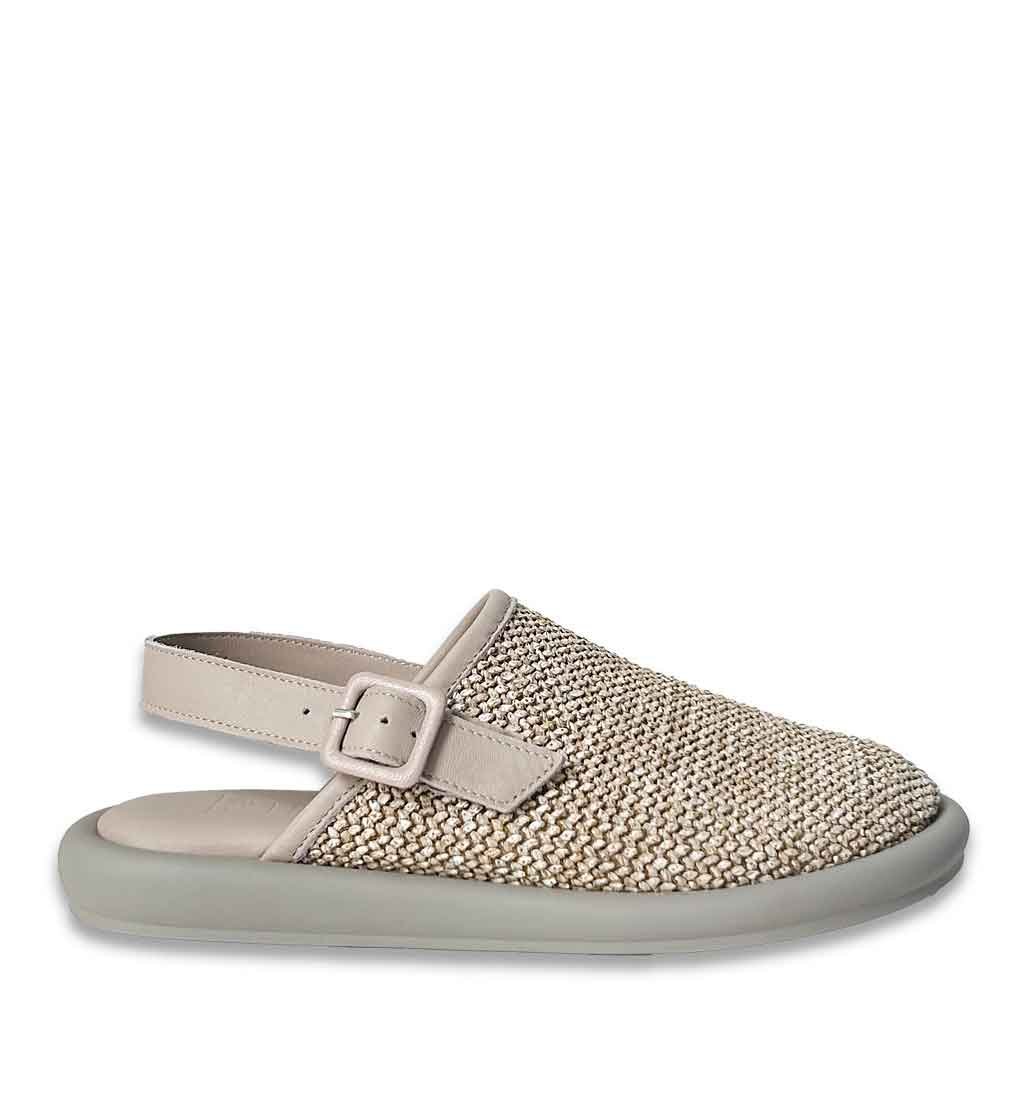 Keten Linen Clog - Grey - Sole Food - 1