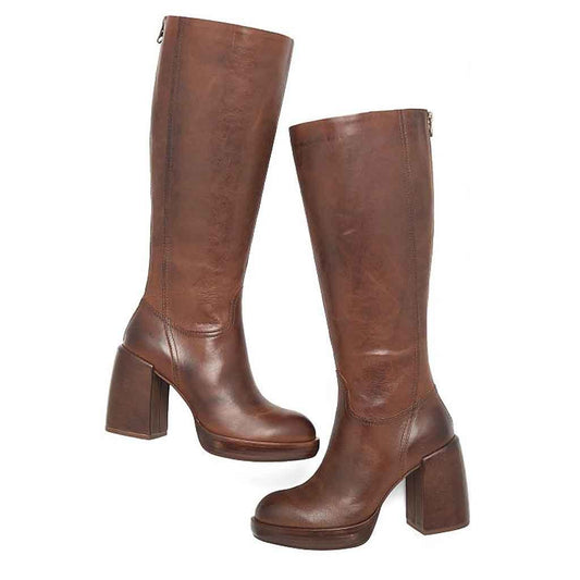 Korkease Anny Tall Boot - Rust Brown - Sole Food - 2