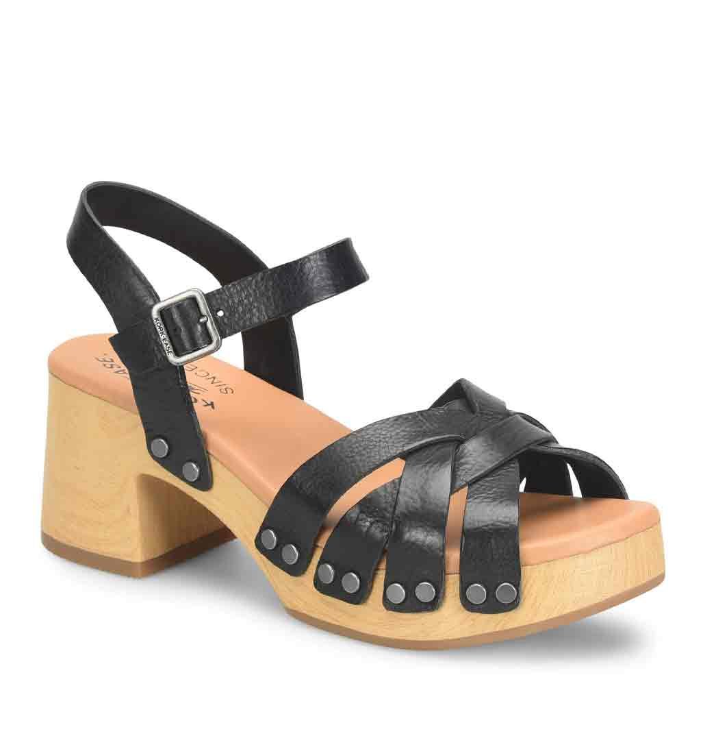 KorkEase Ester Clog Sandal - Black - Sole Food - 3