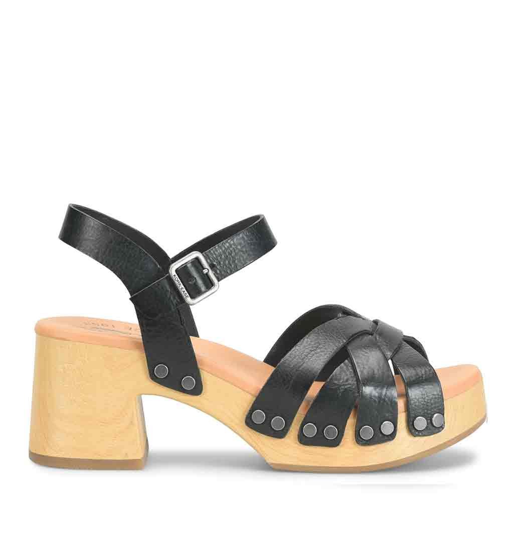 KorkEase Ester Clog Sandal - Black - Sole Food - 1