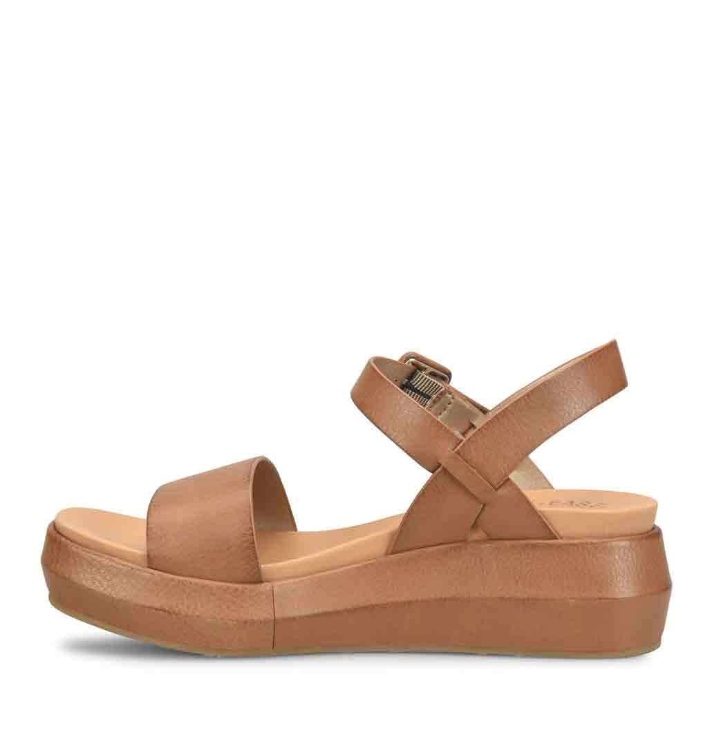 KorkEase Platform Wedge Sandal - Tan - Sole Food - 3