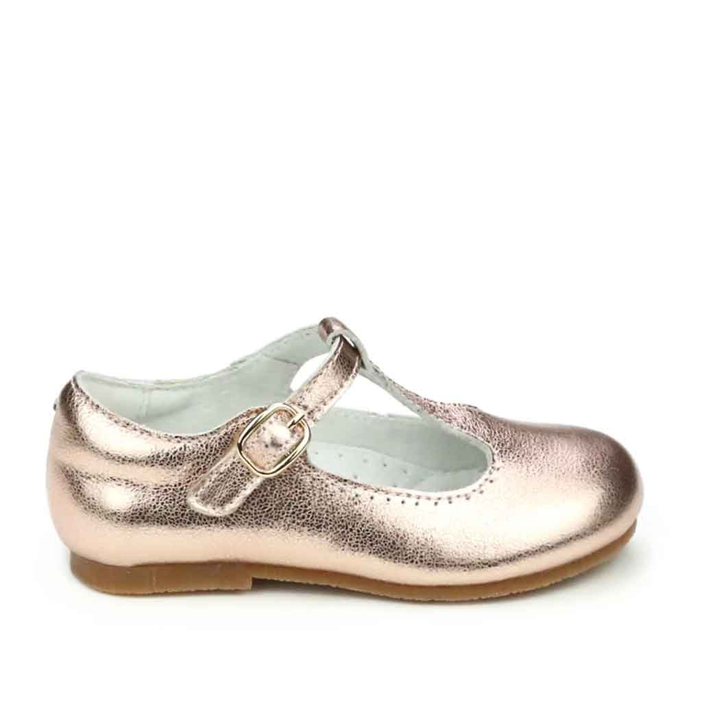 L'amour Eleanor T - Strap Flat - Rose Gold - Sole Food - 1