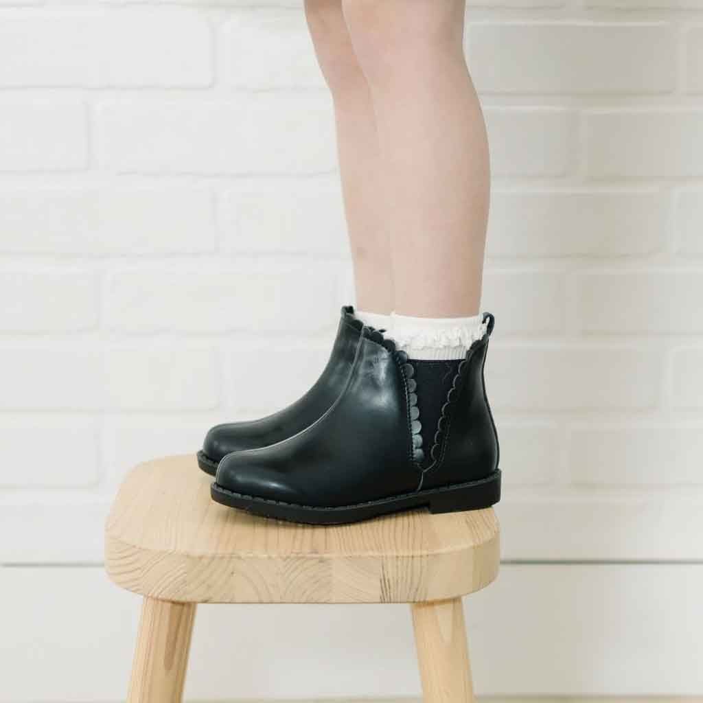 L'amour Nicola Chelsea Boot (8 - 12) - Black - Sole Food - 4