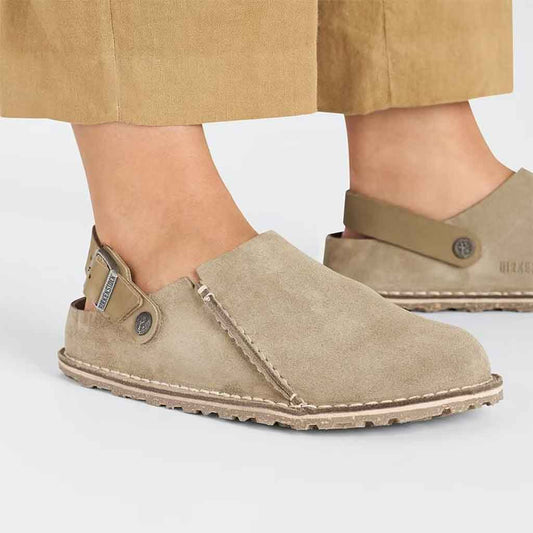 Lutry Clog for Men - Taupe Suede - Sole Food - 2