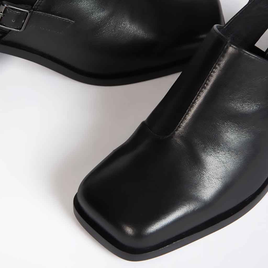 Marty Block Heel Mule - Sole Food - 4