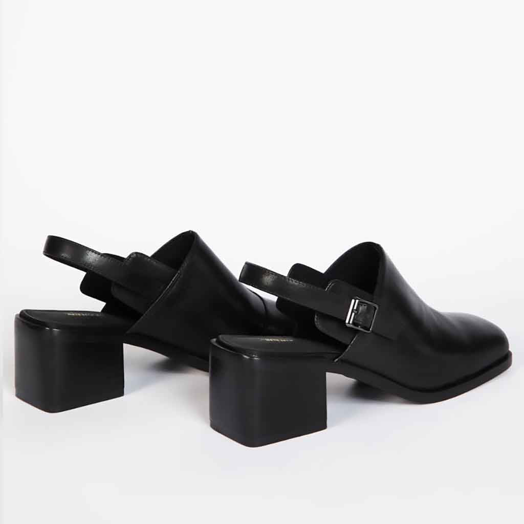 Marty Block Heel Mule - Sole Food - 3