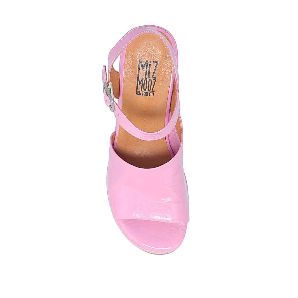 Miz Mooz Gaia Sandal - Pink Patent - Sole Food - 4