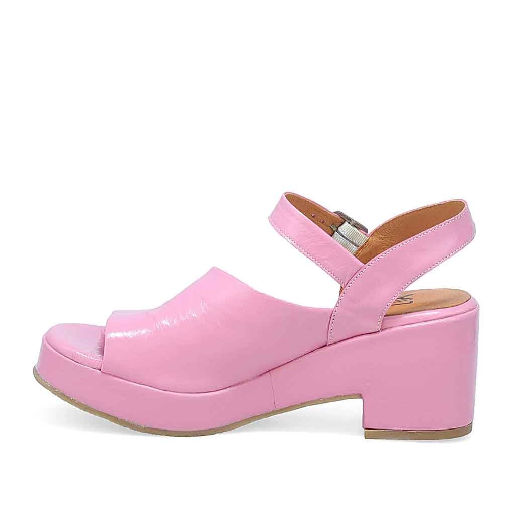 Miz Mooz Gaia Sandal - Pink Patent - Sole Food - 3