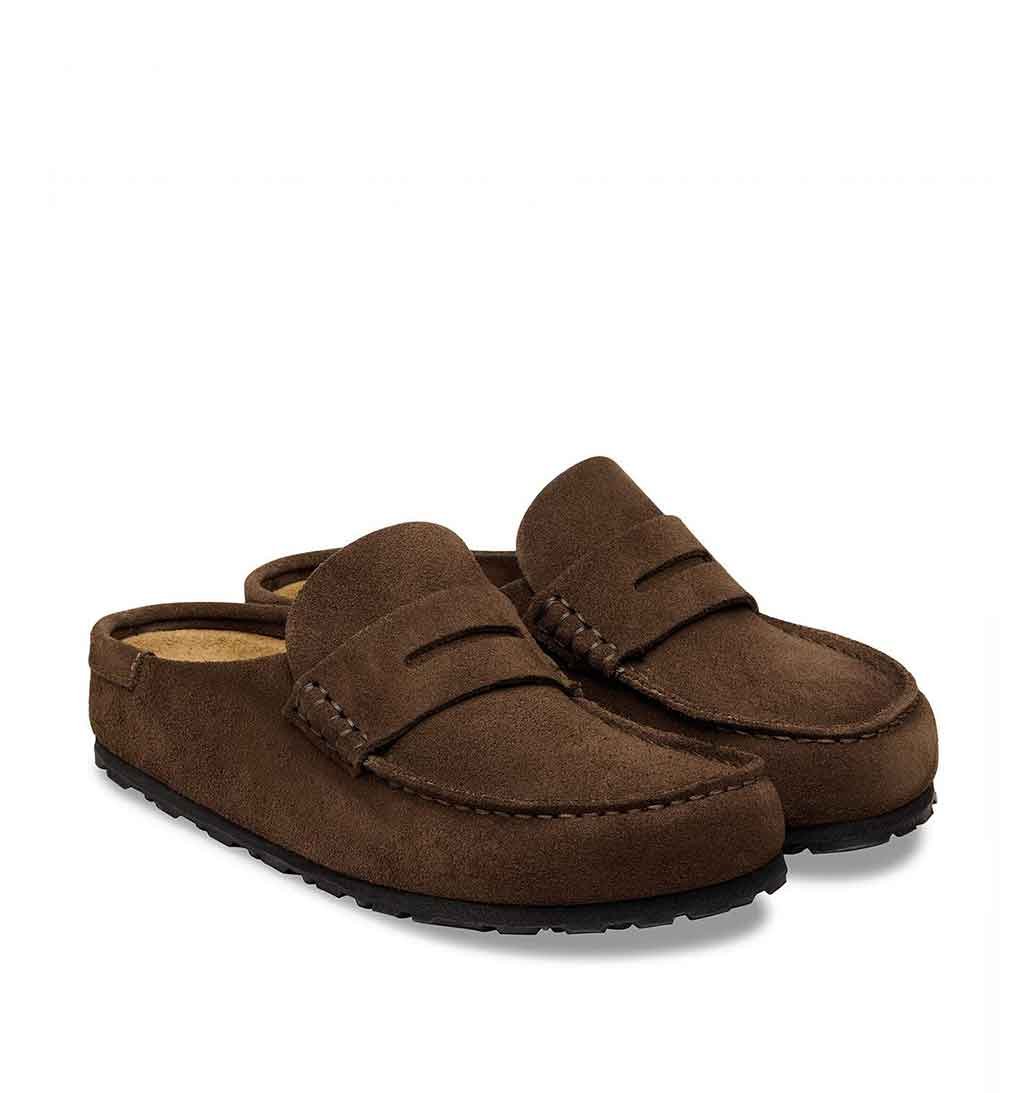 Naples Suede Mule - Dark Brown - Sole Food - 2
