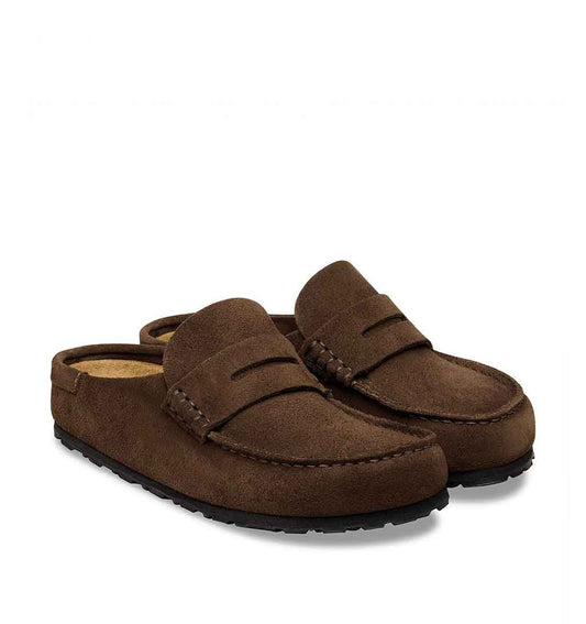 Naples Suede Mule - Dark Brown - Sole Food - 2