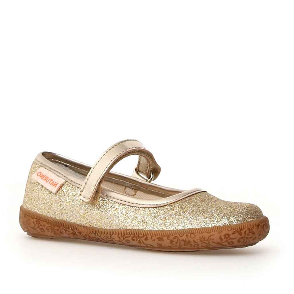 Naturino Pavia Glitter Mary Jane - Gold - Sole Food - 2