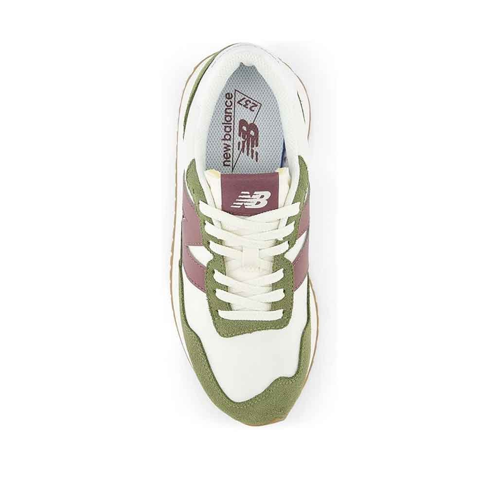 New Balance 237 Sneaker for Women - Green/White - Sole Food - 4