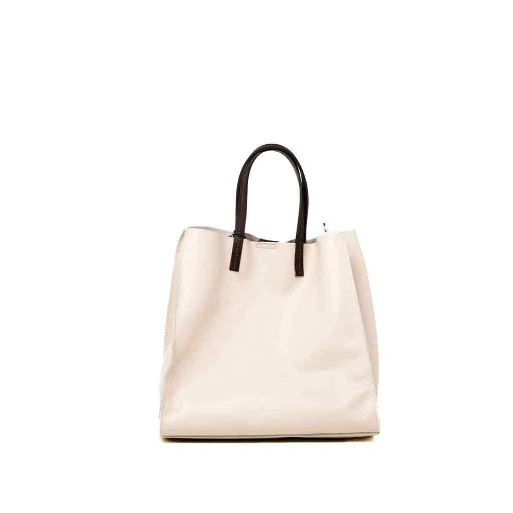 Pulicati Pearl Tote - Cream - Sole Food - 1