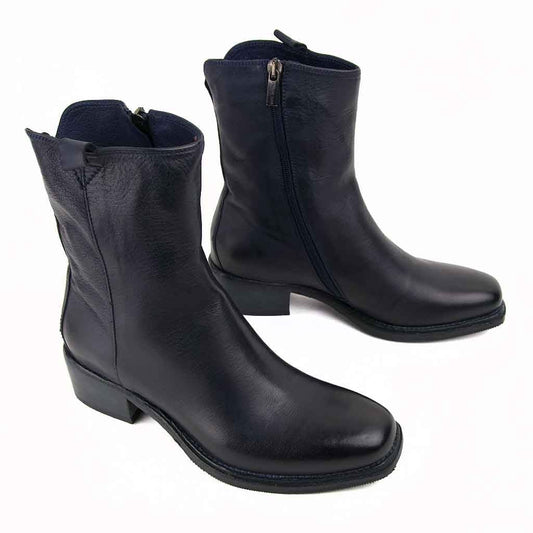 re - souL Village Ankle Boot - Navy - Sole Food - 2