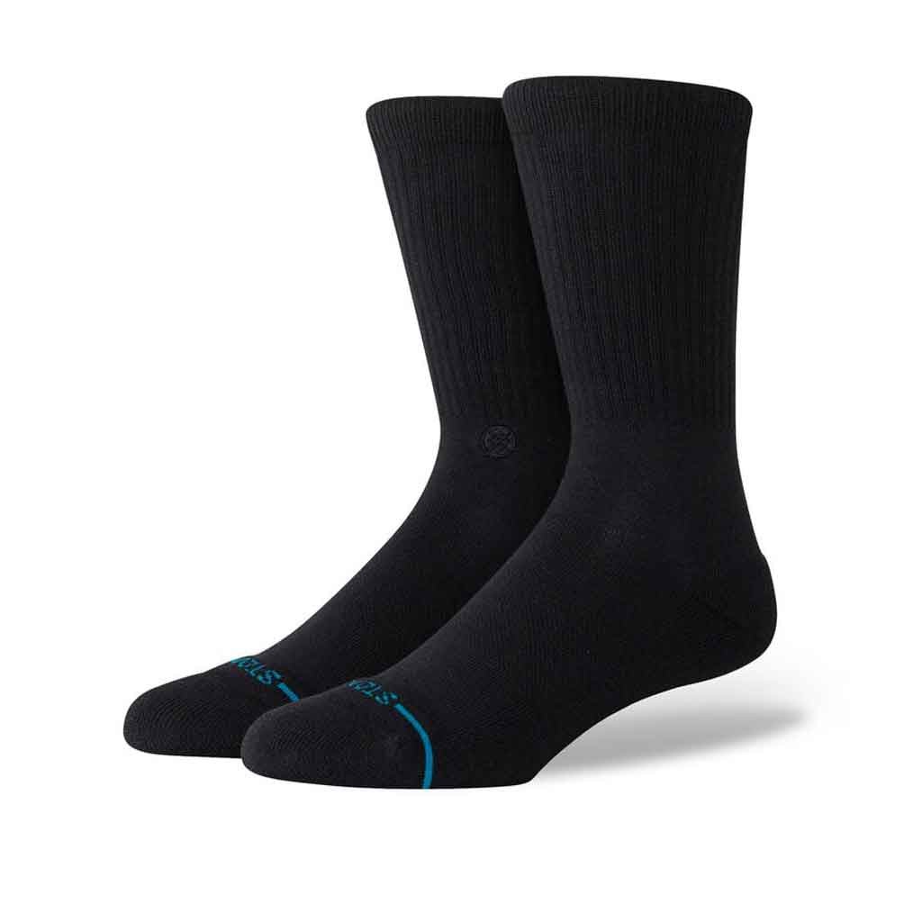 Stance Icon Organic Crew - Black - Sole Food - 1