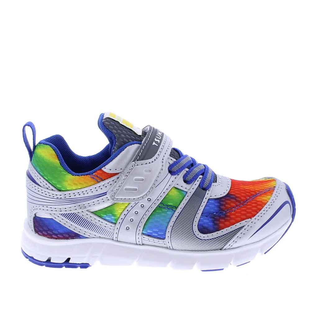 Tsukihoshi Velocity Sneaker Child - Silver/Multi - Sole Food - 1