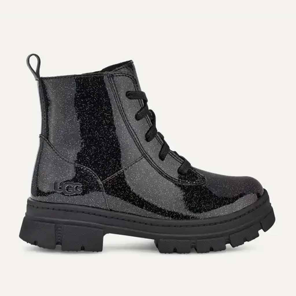 UGG Ashton Lace Up Glitter - Black - Sole Food - 1