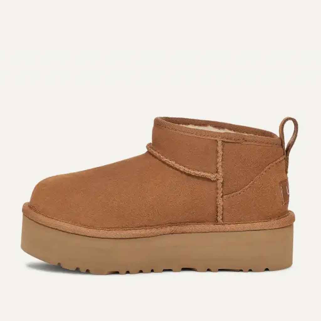 UGG Kids Classic Ultra Mini Platform - Chestnut - Sole Food - 3