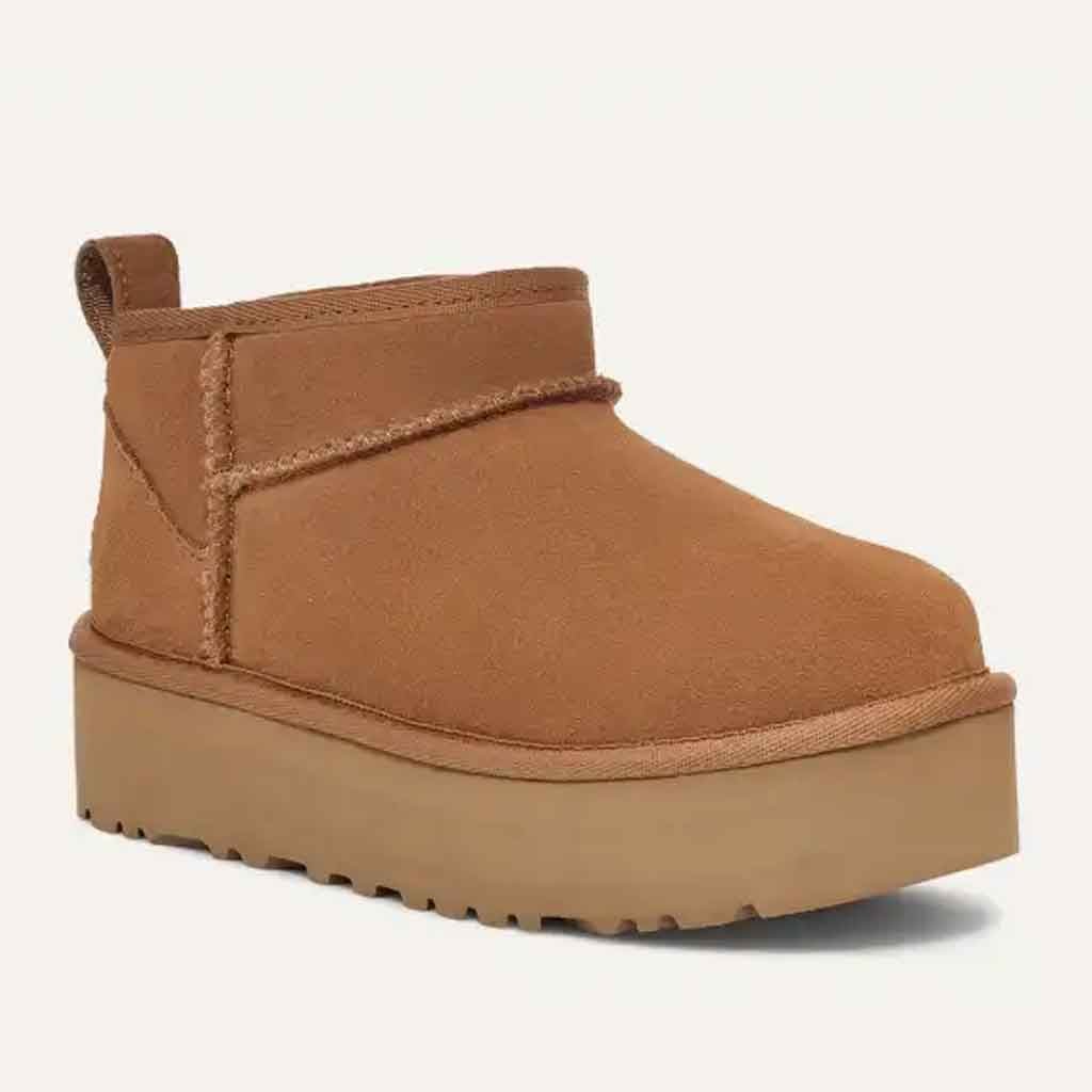 UGG Kids Classic Ultra Mini Platform - Chestnut | Sole Food