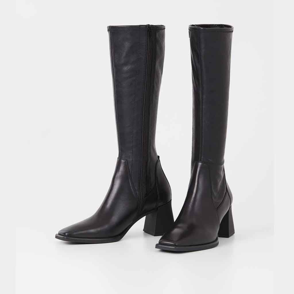 Vagabond Shoemakers Hedda Tall Boot - Black - Sole Food - 2