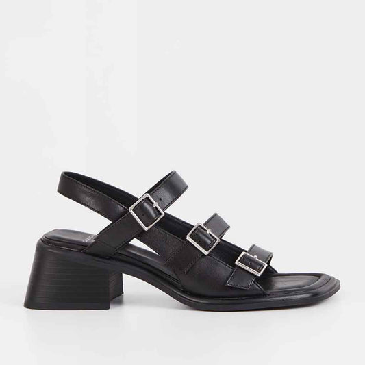 Vagabond Shoemakers Ines Buckle Sandal - Black - Sole Food - 1
