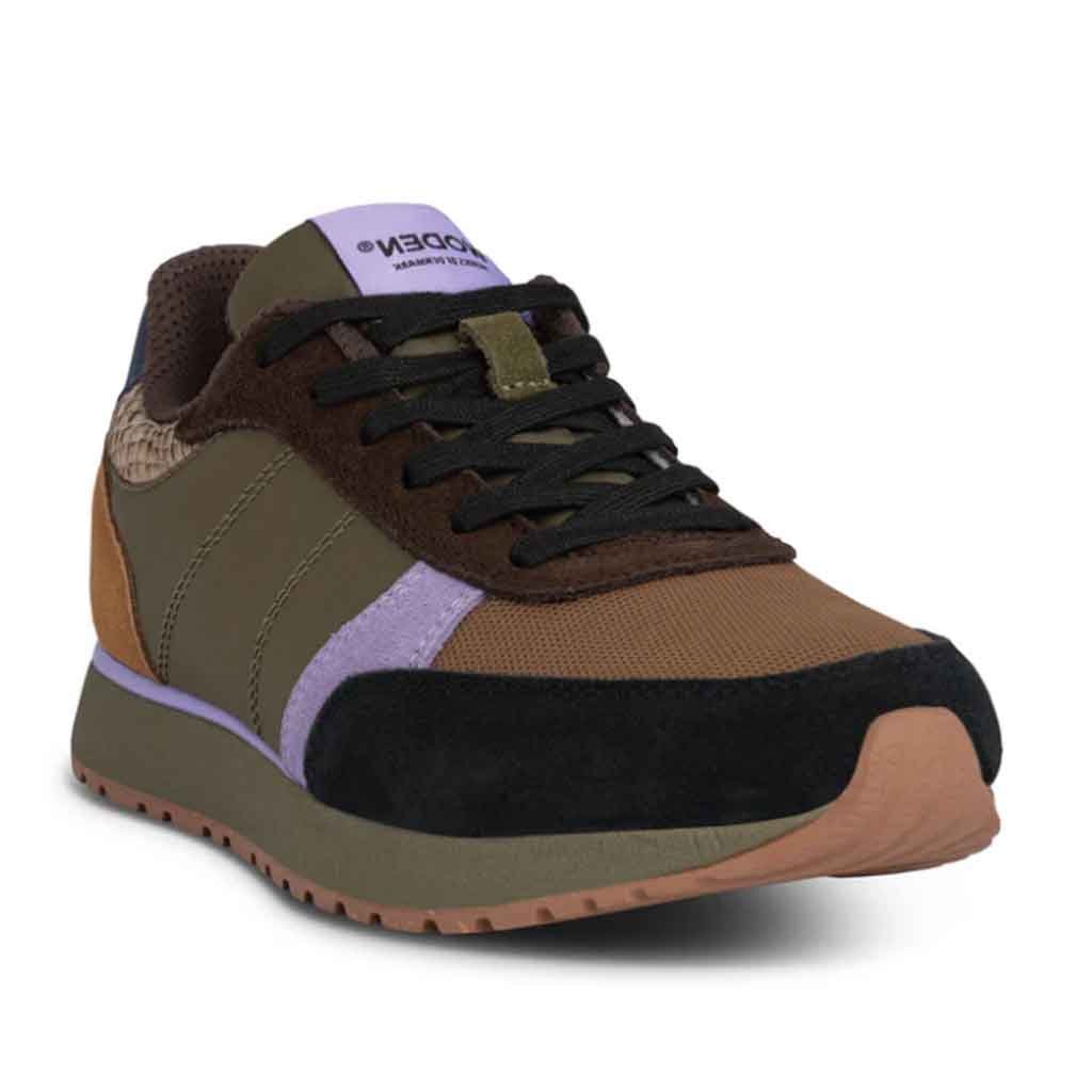 Woden Ronja Sneaker - Dark Olive/Orchid - Sole Food - 2