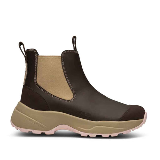 Woden Siri Waterproof Boot - Chocolate/Light Lilac - Sole Food - 1