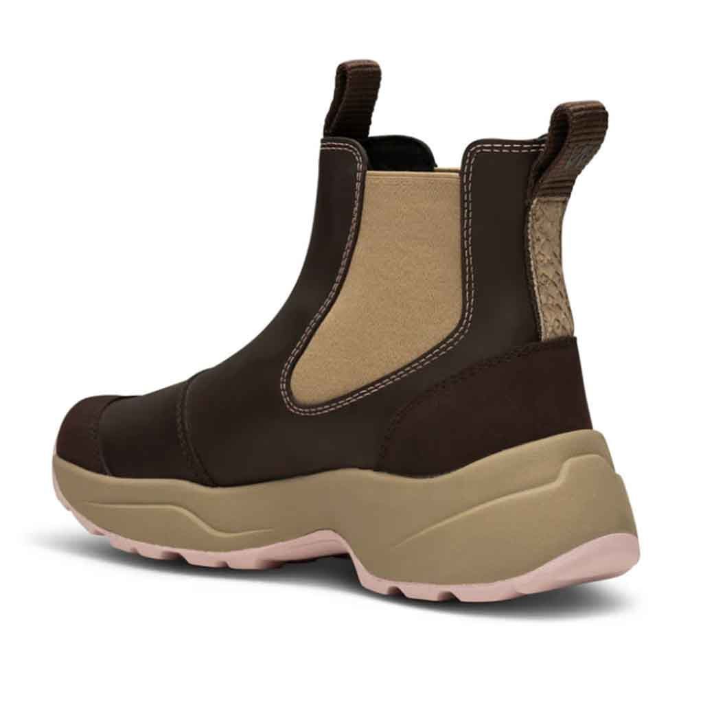 Woden Siri Waterproof Boot - Chocolate/Light Lilac - Sole Food - 3