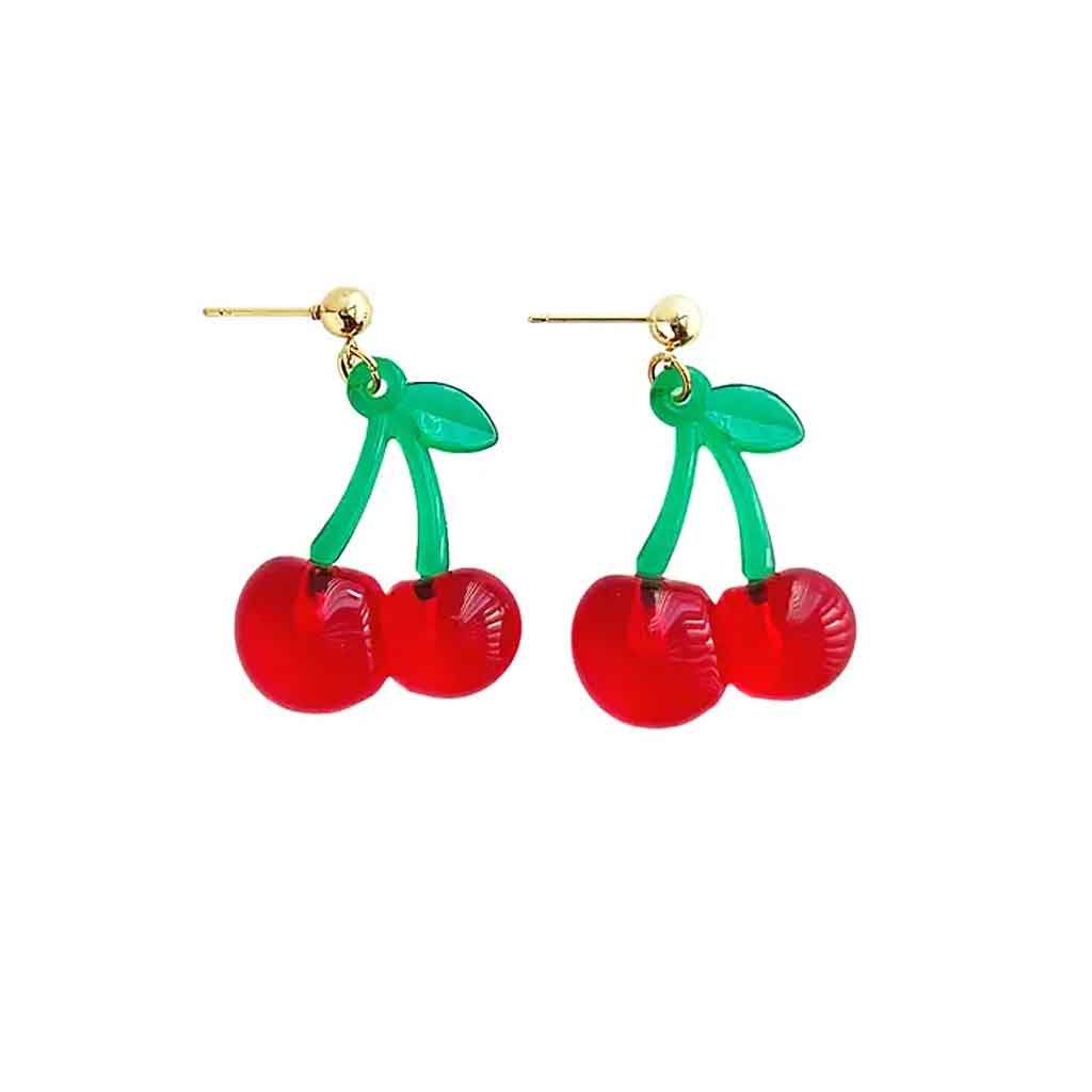 Yellow Dots Studio - Yummy Cherry Earrings - Sole Food - 2