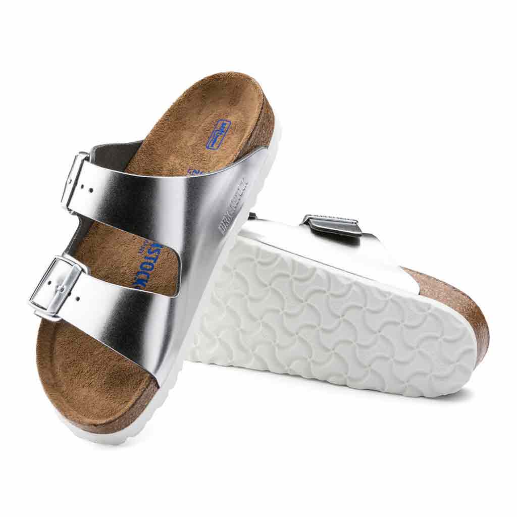 Birkenstock Arizona SFB Sandal for Women - Silver - Sole Food - 3