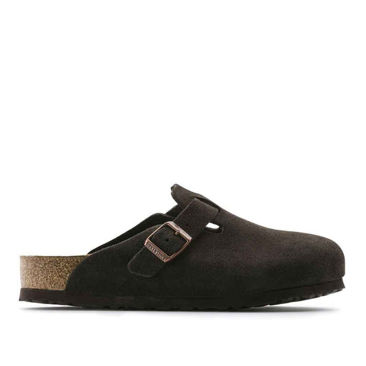 Birkenstock Boston SFB for Men - Mocha Suede - Sole Food - 1