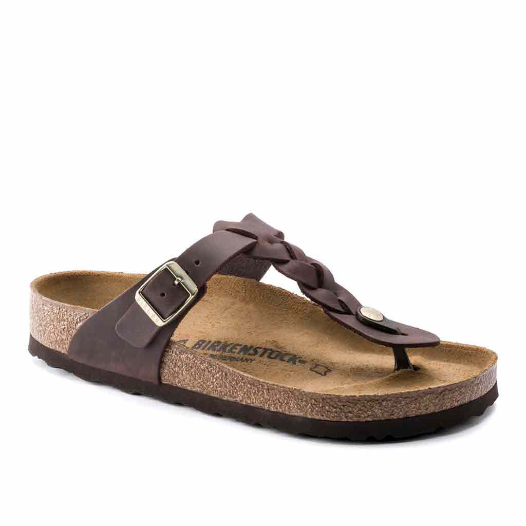 Birkenstock Gizeh Sandal for Women - Brown Braid - Sole Food