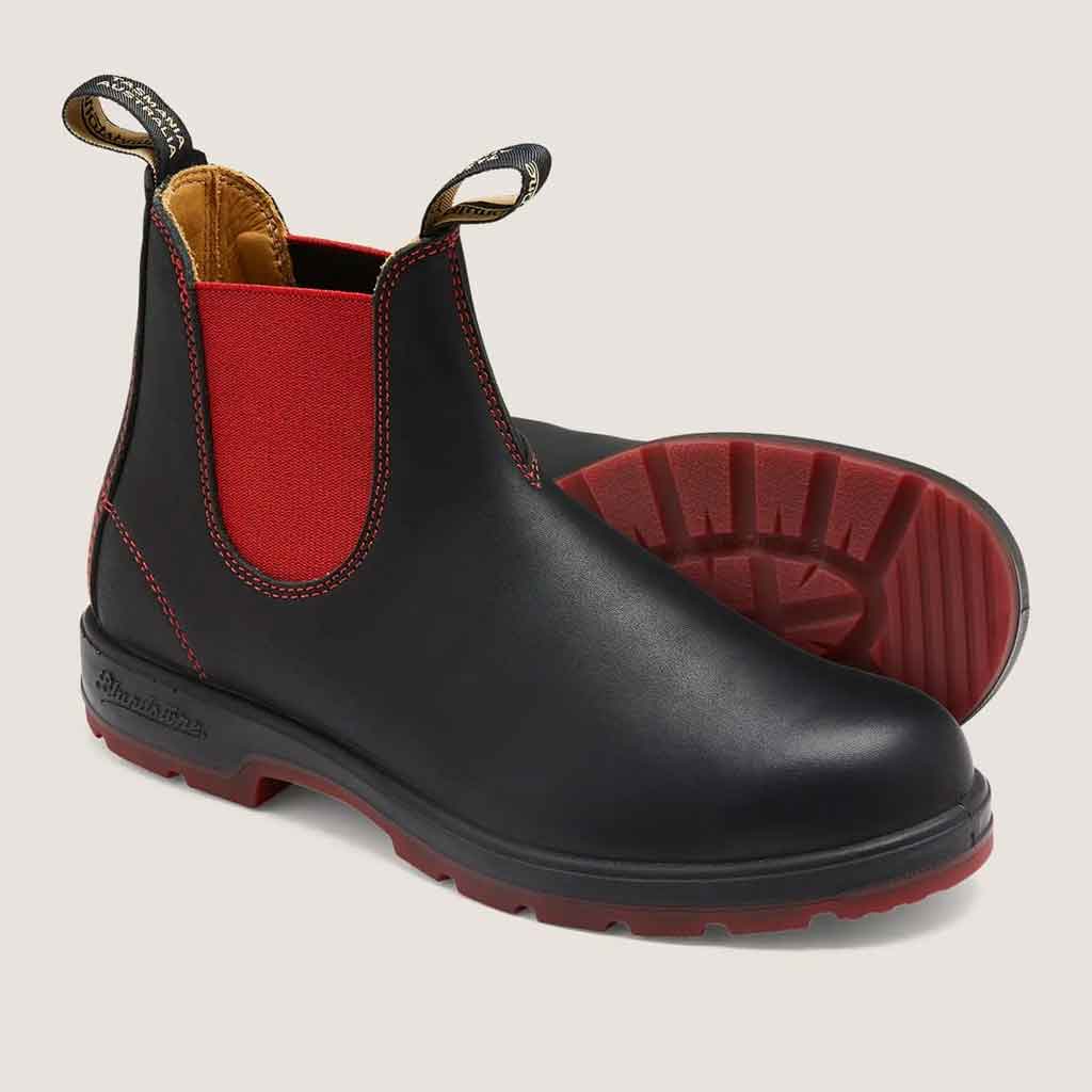 Blundstone 1316 Boot - Black/Red - Sole Food - 2