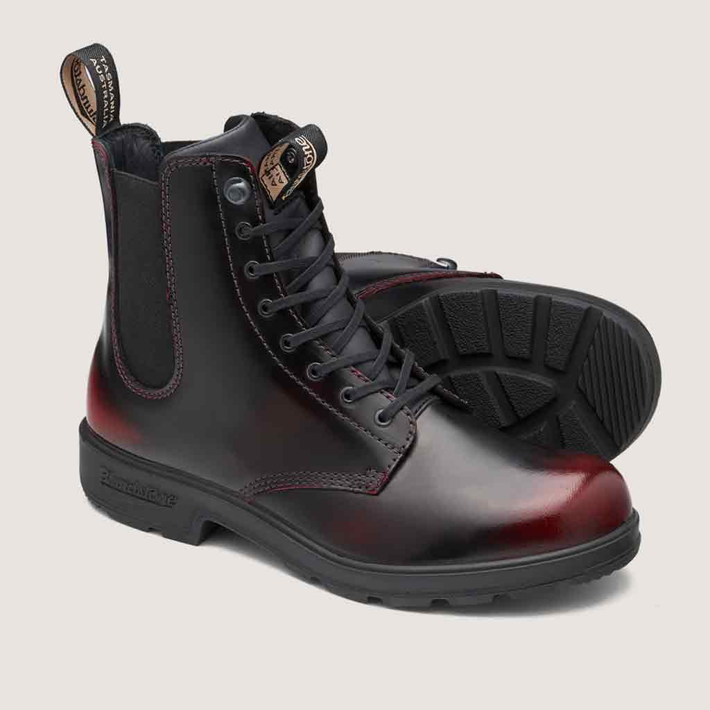 Blundstone 2220 Lace-Up Boot - Bordeaux Brush - Sole Food - 2