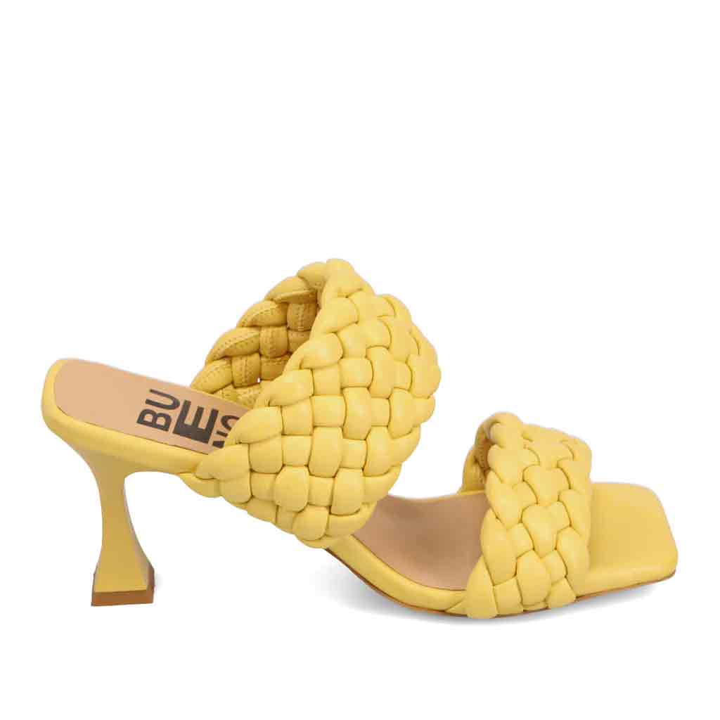 Bueno Winter Heeled Sandal - Yellow - Sole Food - 1