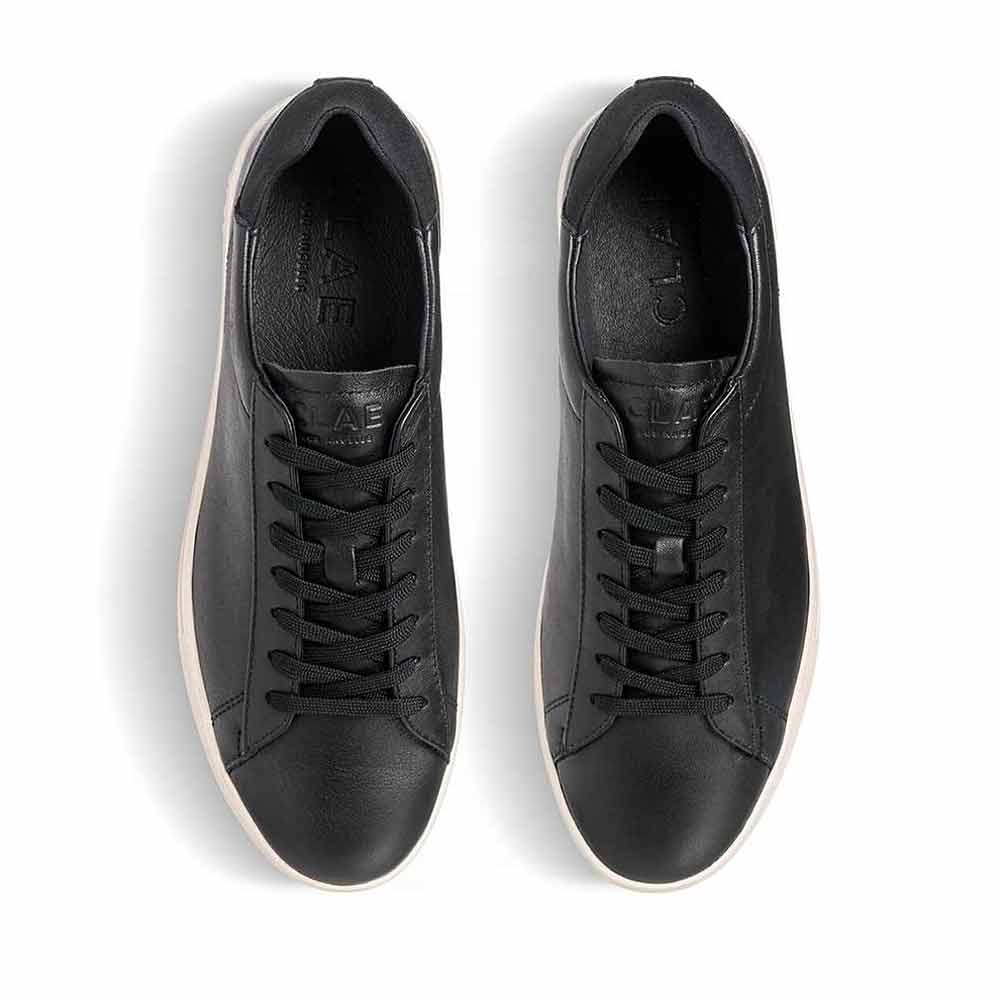 Clae Women Bradley Sneaker - Black Leather - Sole Food - 3