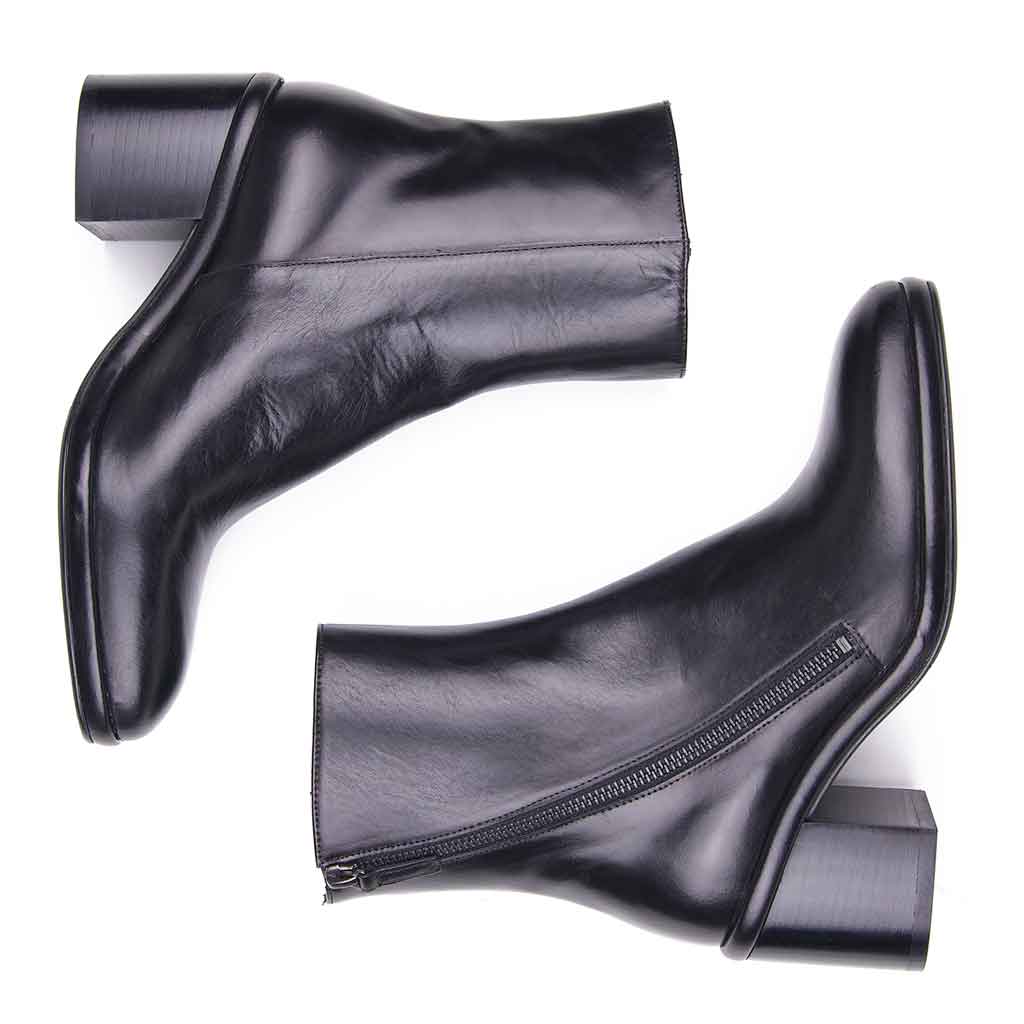 Homers Malek Heeled Boot - Black - Sole Food - 3