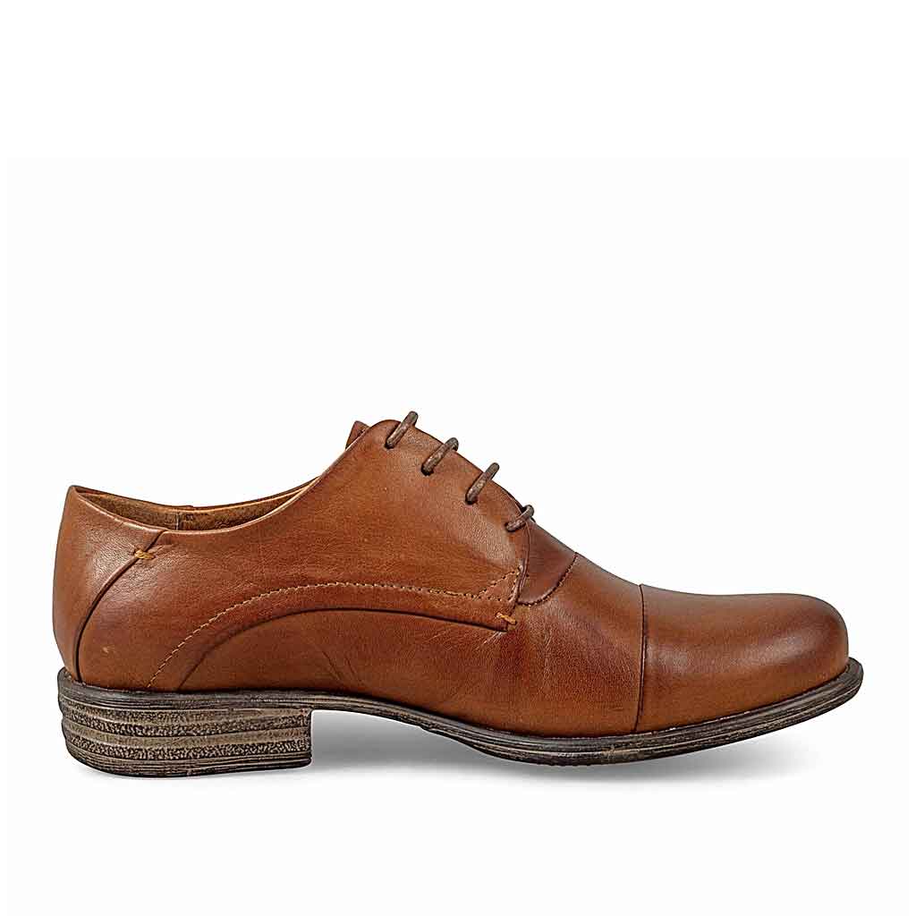 Miz Mooz Letty Oxford for Women - Brandy - Sole Food