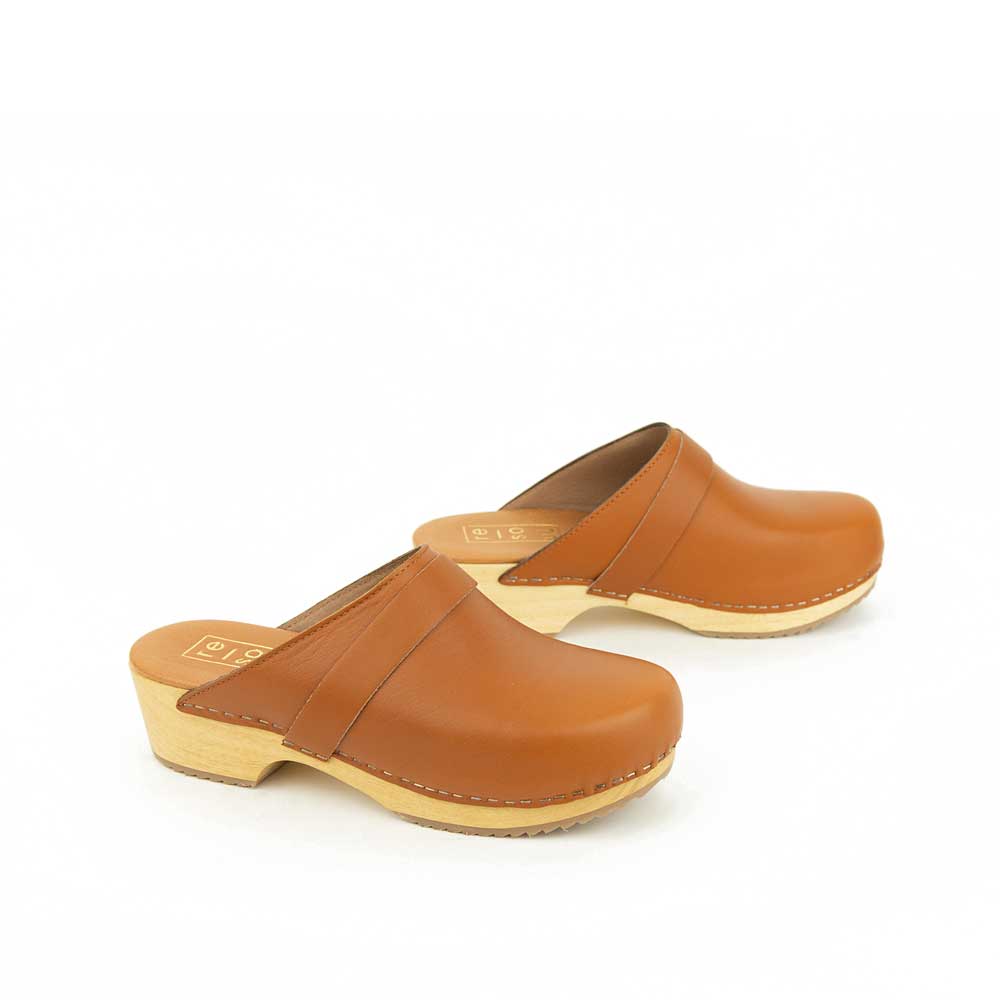 re-souL Classic Clog - Tan Leather - Sole Food - 2