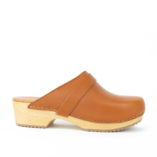 re-souL Classic Clog - Tan Leather - Sole Food - 1