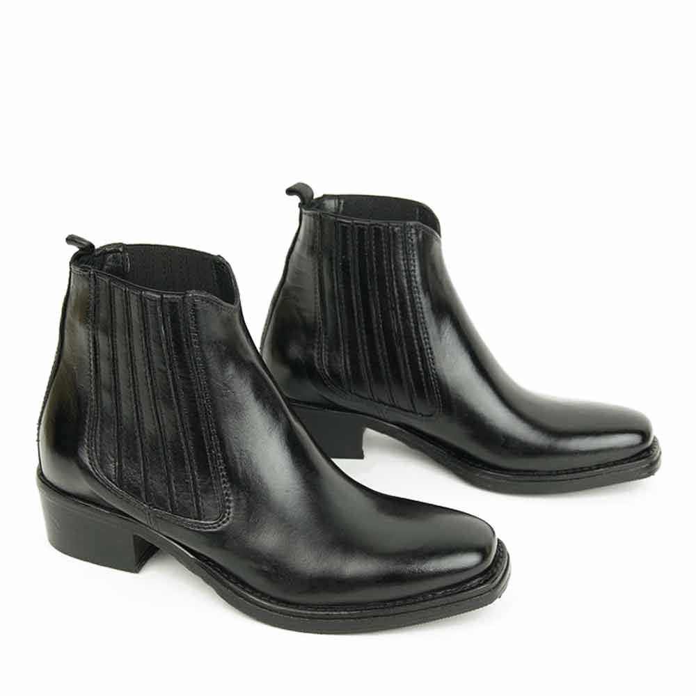 re-souL Collection Black Chelsea Boot for Women - Sole Food